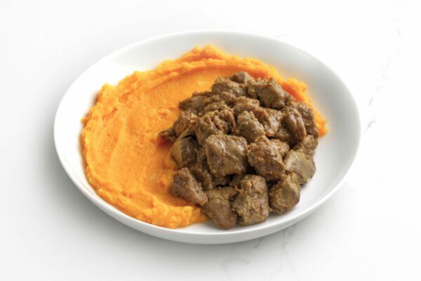 Carne al horno con pure