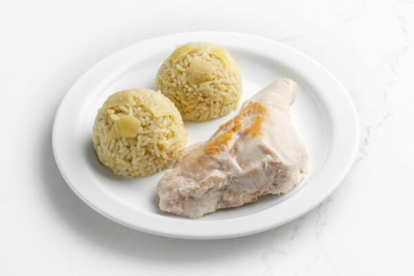 Pechuga de pollo con arroz