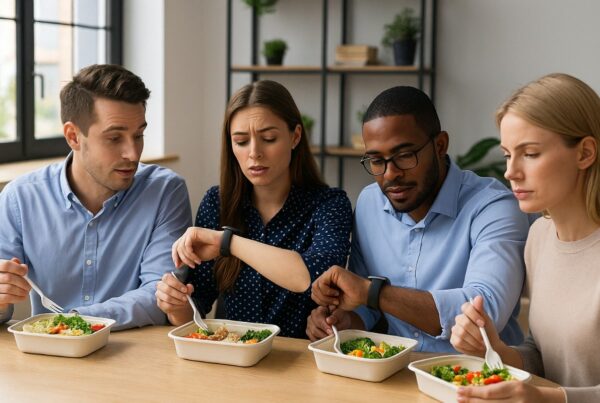 Tiempo para almorzar en el trabajo